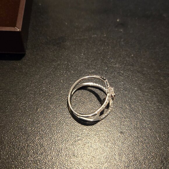 Le Vian criss cross 14k vanilla gold with chocolate diamond in center - Picture 3 of 4